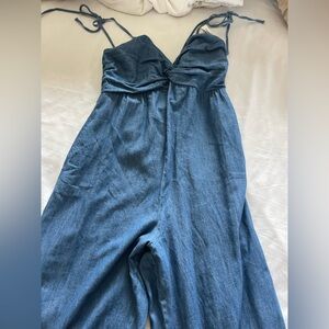 Old Navy Indigo Denim Jumpsuit
